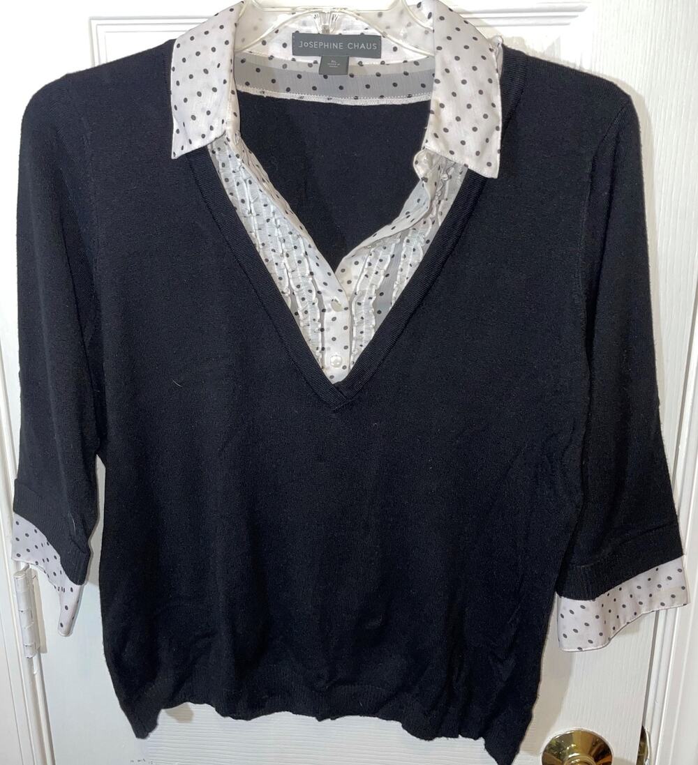 Josephine Chaus Layered Look Sweater XL